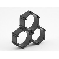 3P Držač Hexagon 18650 Nosač Li-Ion Baterija Separator